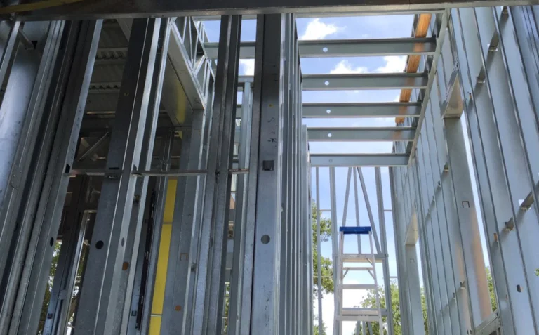 Barndominium steel framing in Mississippi