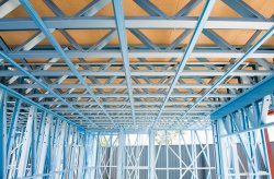 Barndo steel roof trusses in Mississippi