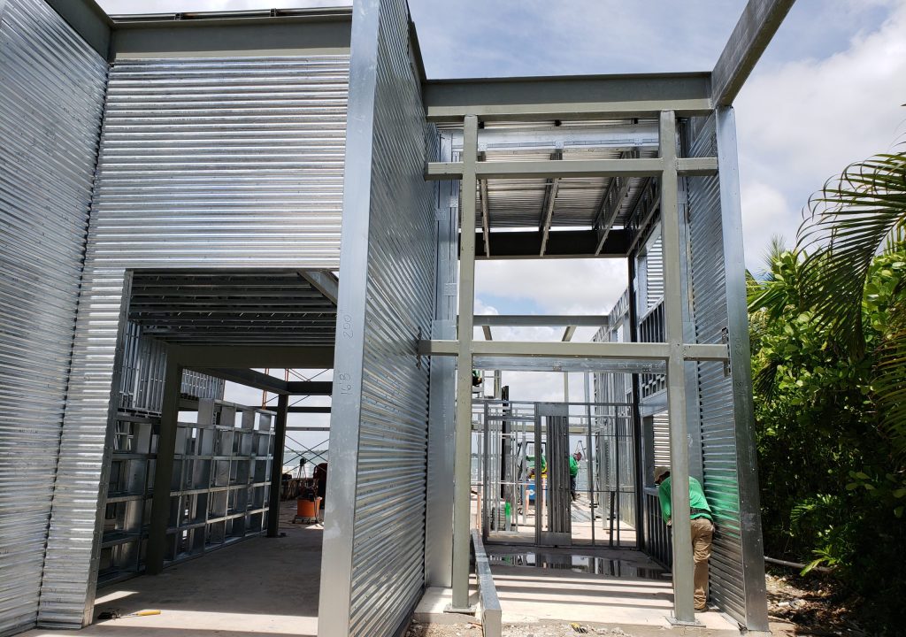 Barndominium steel structure in Mississippi